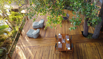 Xugana Island Lodge Xugana Island Lodge: Lodge von oben