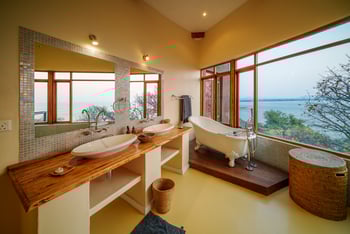 Pumulani Lodge Pumulani Lodge: Gästebad