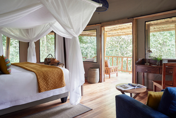 Sanctuary Gorilla Forest Camp Sanctuary Gorilla Forest Camp: Gästezimmer Interior