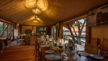 Jacana Camp Jacana Camp: Speisesaal