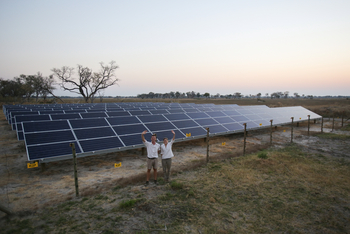 Xaranna Okavango Delta Camp Xaranna Okavango Delta Camp: Solaranlage