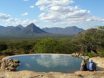 Sarara Camp Sarara Camp: Pool und Mathews Range