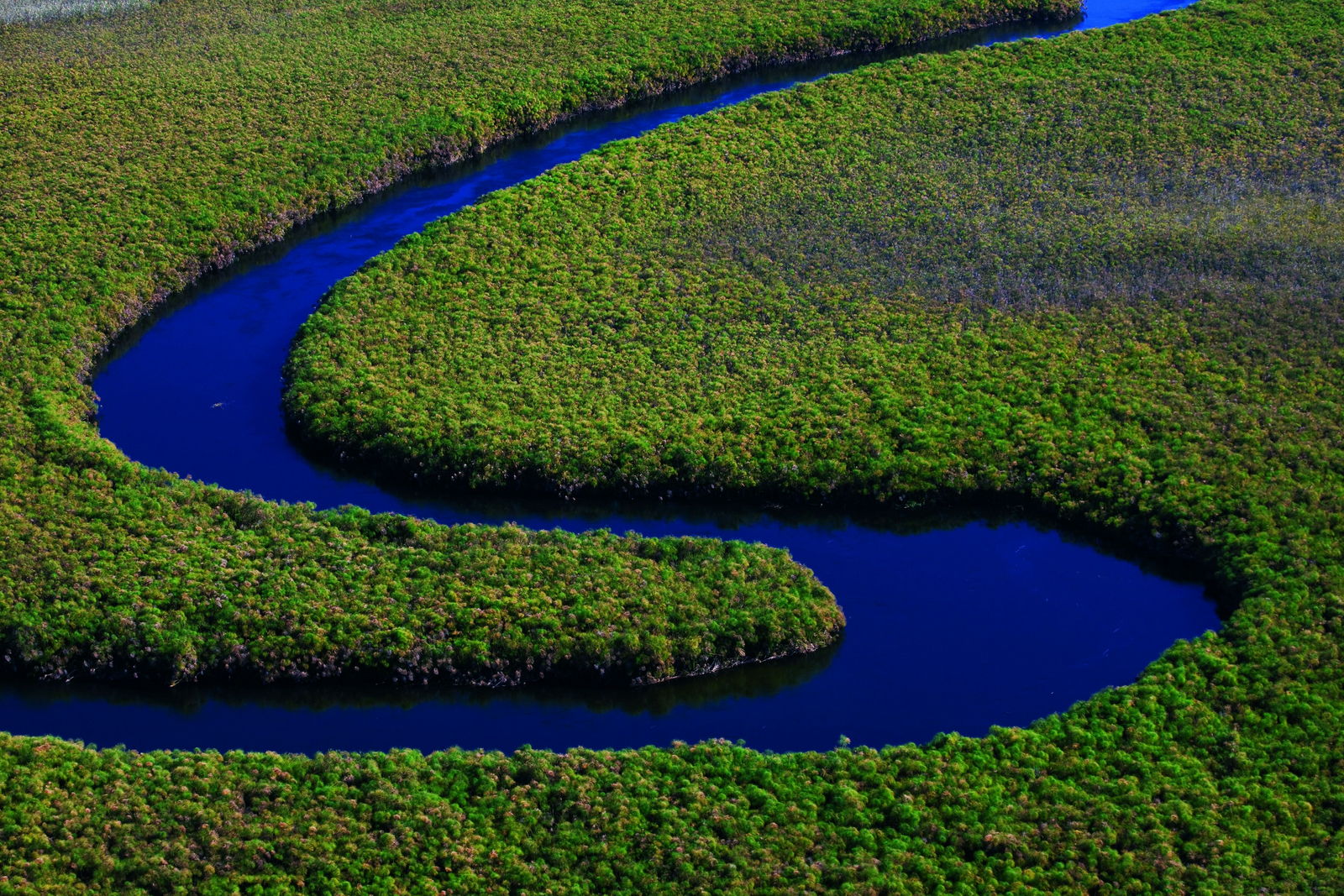 Duba Explorers Camp Duba Explorers Camp: Nqoga River von oben