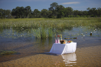 Xaranna Okavango Delta Camp Xaranna Okavango Delta Camp: Überraschungsfrühstück