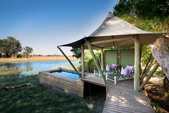 Xaranna Okavango Delta Camp Xaranna Okavango Delta Camp: Gazebo mit privatem Plunge Pool