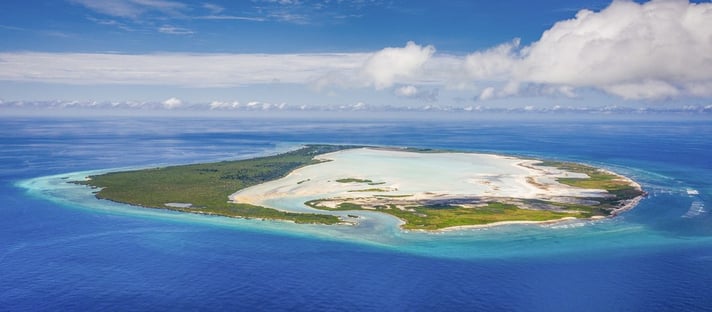 Astove Coral House: Luftbild Seychellen