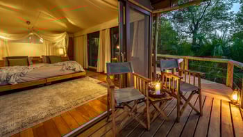 Jacana Camp Jacana Camp: Ürivate Veranda