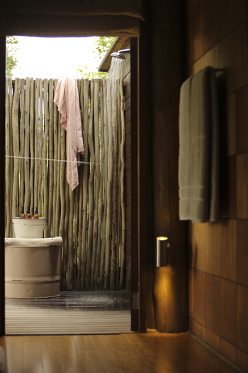 Xaranna Okavango Delta Camp Xaranna Okavango Delta Camp: Außendusche