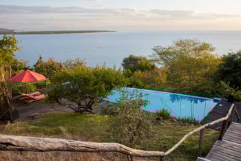 Pumulani Lodge Pumulani Lodge: Pool und See