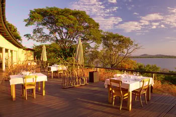 Pumulani Lodge Pumulani Lodge: Sonnendeck