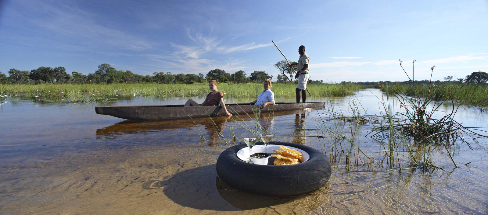 Xaranna Okavango Delta Camp Xaranna Okavango Delta Camp: Überraschunt auf Mokorotour