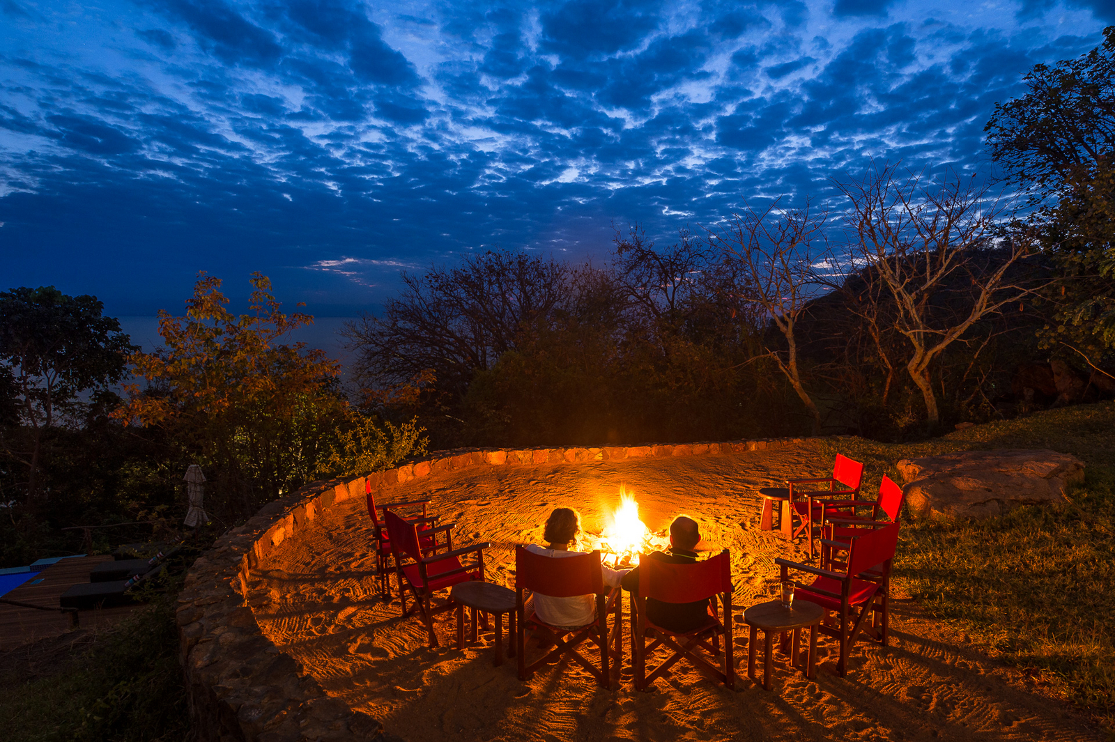 Pumulani Lodge Pumulani Lodge: Lagerfeuer