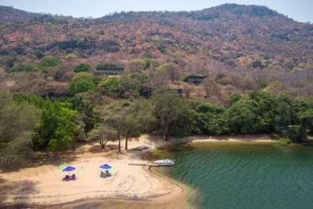 Pumulani Lodge Pumulani Lodge: Strand und Lodge