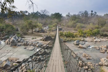 Mkulumadzi Lodge Mkulumadzi Lodge: Hängebrücke